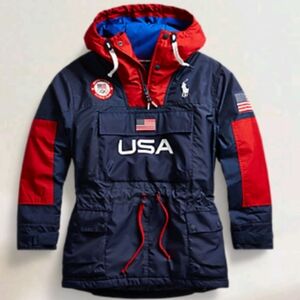 Polo Ralph Lauren Team USA Anorak Olympics Jacket Beijing 2022 Size XS